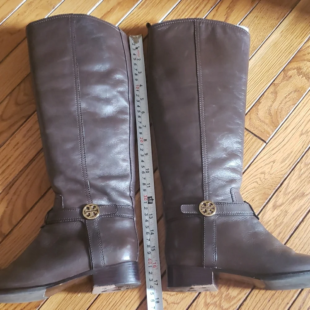 Tori Burch Bristol Brown Coconut boots